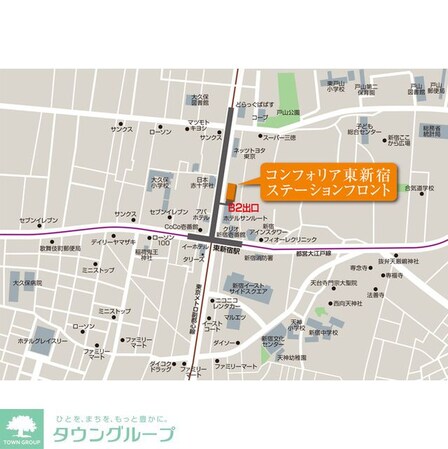 コンフォリア東新宿ステーションフロントの物件内観写真